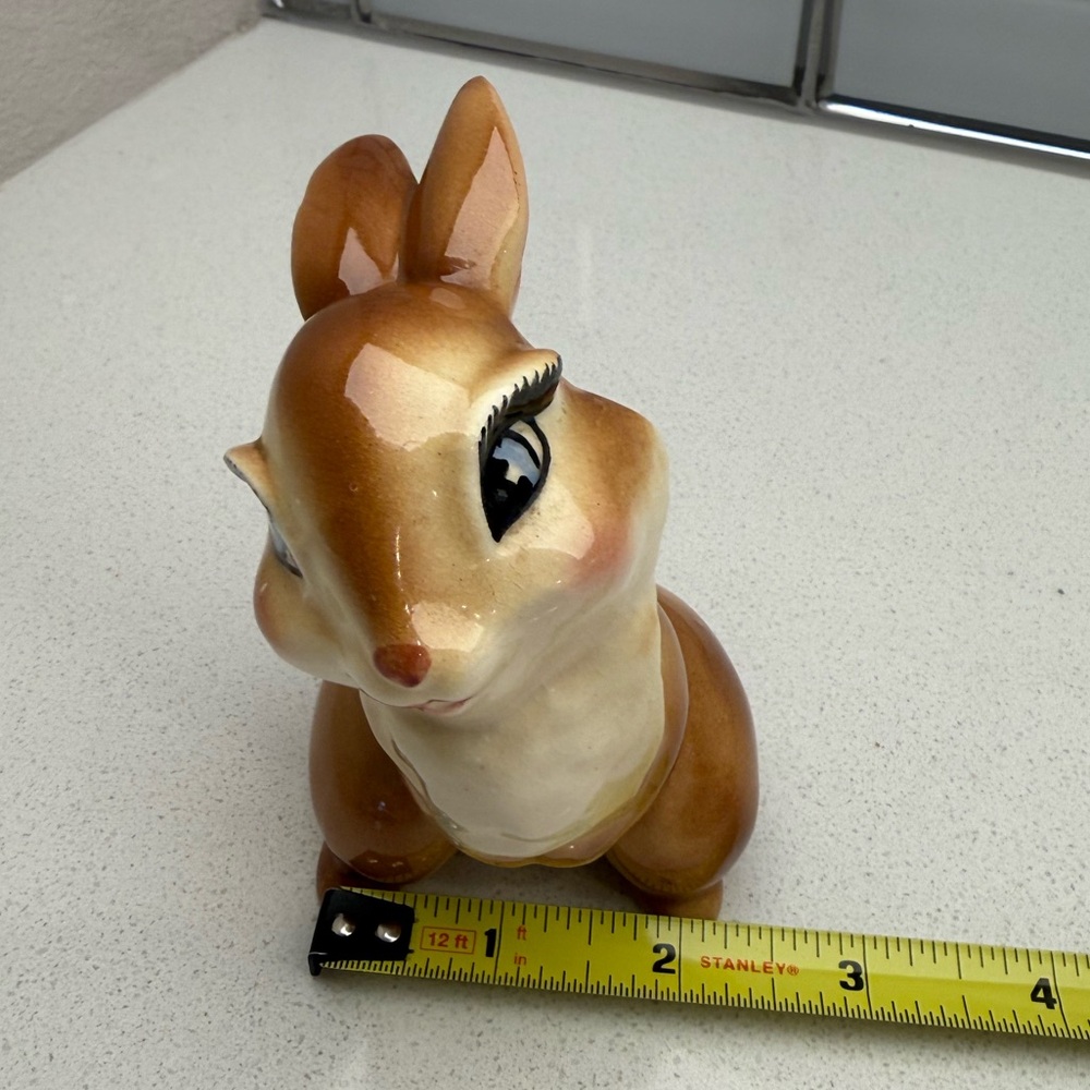 Vintage Miss Bunny Blossom Figurine Thumper's Girlfriend Bambi Movie 1942 Disney - Picture 11 of 15